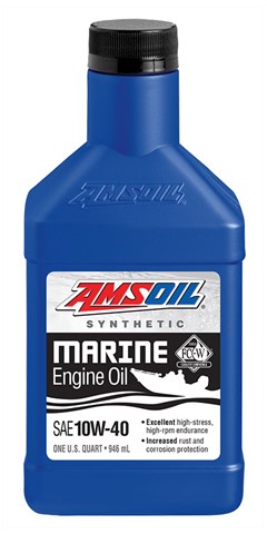AMSOIL 10W-40 Synthetic Marine Engine Oil